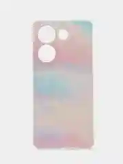 Пудровый чехол на Tecno Camon 20/20 Pro 4G / Текно Камон 20/20 Про 4G прозрачный, с рисунком