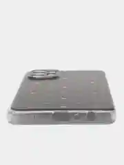 Черный чехол на Samsung Galaxy A23 / Самсунг А23 прозрачный, с рисунком, защита камеры
