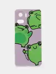 Лавандовый силиконовый чехол на Honor 90 Lite / Хонор 90 Лайт прозрачный, с рисунком, защита камеры