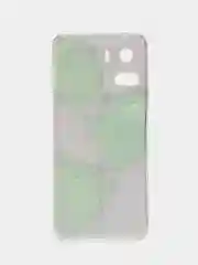 Лавандовый силиконовый чехол на Honor 90 Lite / Хонор 90 Лайт прозрачный, с рисунком, защита камеры