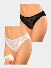 Трусы женские INNAMORE BD33009 Castagna кружевные размер 40 XS