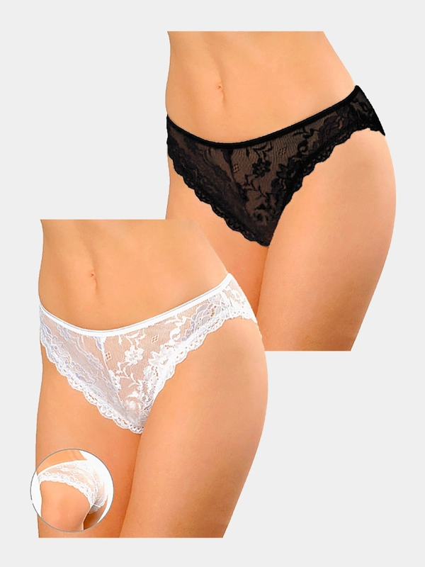 Трусы женские INNAMORE BD33009 Castagna кружевные размер 40 XS