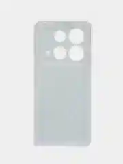 Бирюзовый чехол на Infinix Note 40 / Инфиникс Нот 40 прозрачный, с рисунком, защита камеры