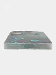 Бирюзовый чехол на Infinix Note 40 / Инфиникс Нот 40 прозрачный, с рисунком, защита камеры