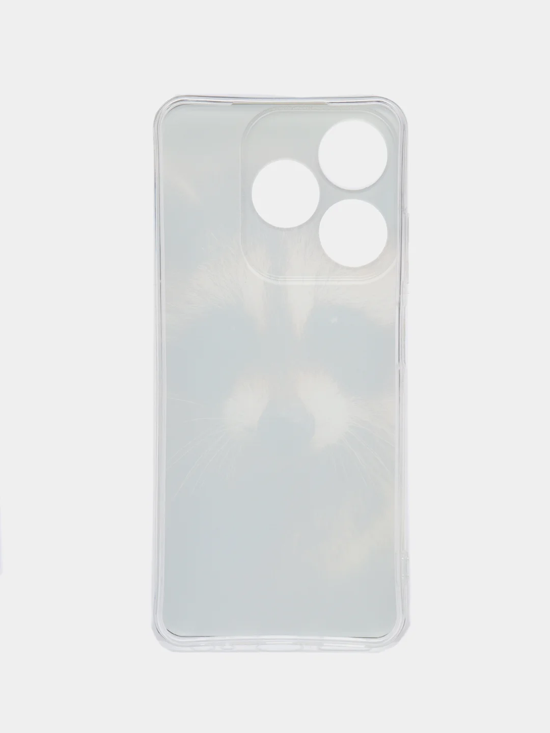 Коричневый чехол на Tecno Spark 10/10C (Текно Спарк 10/10С), прозрачный, с рисунком, защита камеры