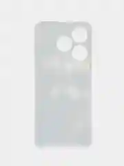Коричневый чехол на Tecno Spark 10/10C (Текно Спарк 10/10С), прозрачный, с рисунком, защита камеры