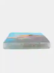 Светло-коричневый чехол для Infinix Note 30i (Инфиникс Нот 30и), прозрачный, с рисунком, защита камеры