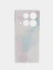 Ледяной чехол на Infinix Note 40 / Инфиникс Нот 40 прозрачный, с рисунком, защита камеры