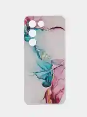 Ледяной силиконовый чехол на Vivo V30 lite 4G / Виво V30 Лайт 4G прозрачный, с рисунком