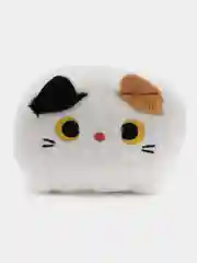 Белый мягкая игрушка Котокуб плюшевый, кот куб квадратный, подушка, кот котик глазастик