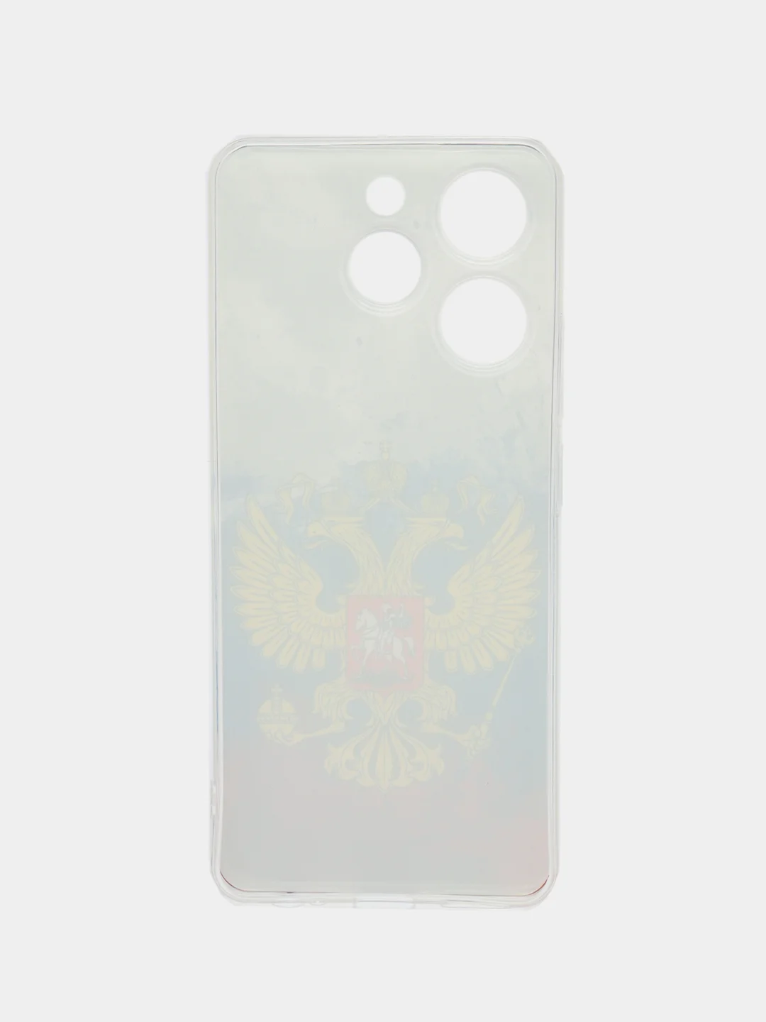 Синий чехол на Tecno Spark 10 Pro (Текно Спарк 10 Про), прозрачный, с рисунком, защита камеры