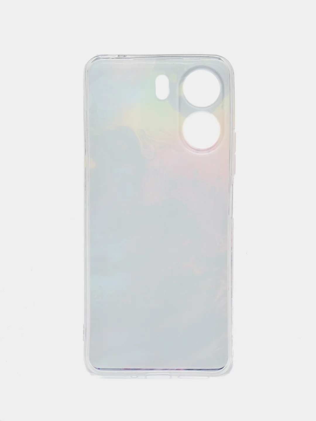 Пудровый силиконовый чехол на Xiaomi Redmi 13C/Poco C65 (Сяоми Редми 13C/Поко С65), с рисунком