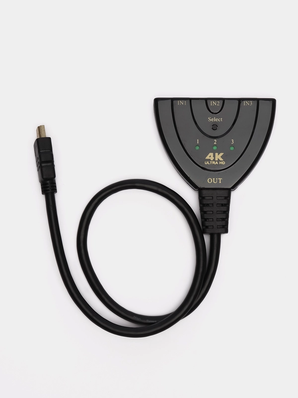 HDMI свитч / переключатель на 3 порта HDMI / с 3-х HDMI на 1 монитор