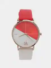 Красный женские наручные кварцевые часы Shengke