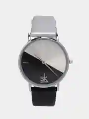 Черный женские наручные кварцевые часы Shengke