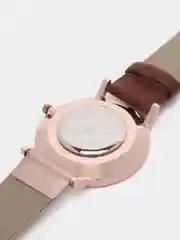 Шоколадный женские наручные кварцевые часы Shengke