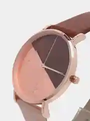 Шоколадный женские наручные кварцевые часы Shengke