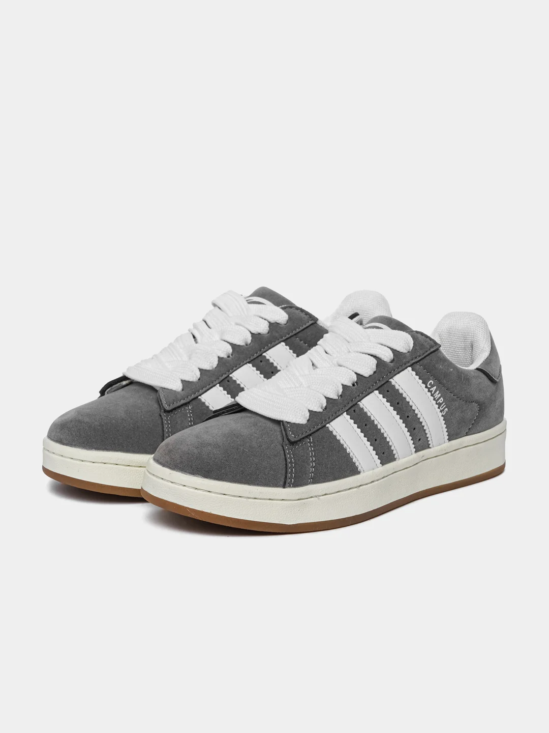 Тёмно-серый женские кроссовки с логотипом Adidas Campus