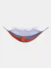 Оранжевый гамак туристический с сеткой