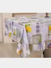 Лавандовый скатерть клеенка на стол на тканевой основе