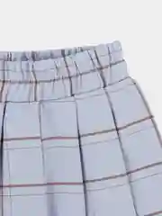 Голубой юбочный костюм для девочек