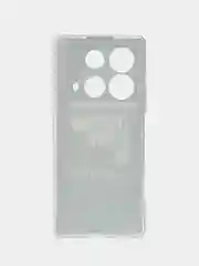 Тёмно-коричневый чехол на Infinix Note 40 / Инфиникс Нот 40 прозрачный, с рисунком, защита камеры