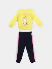 Желтый костюм для девочек