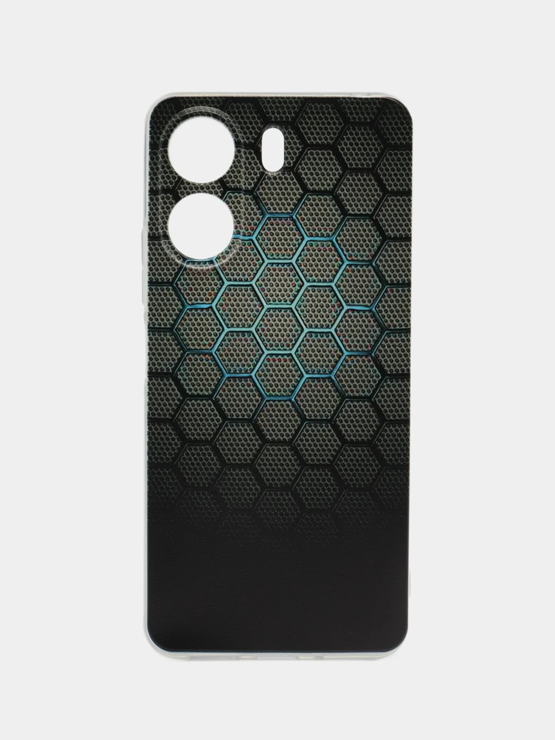 Темно-синий силиконовый чехол на Xiaomi Redmi 13C/Poco C65 (Сяоми Редми 13C/Поко С65), с рисунком