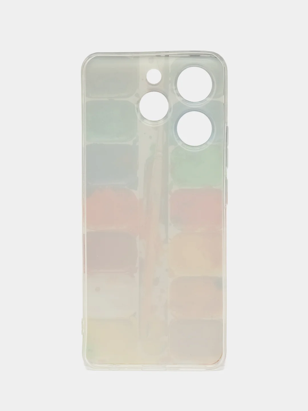 Бордовый чехол на Tecno Spark 10 Pro (Текно Спарк 10 Про), прозрачный, с рисунком, защита камеры