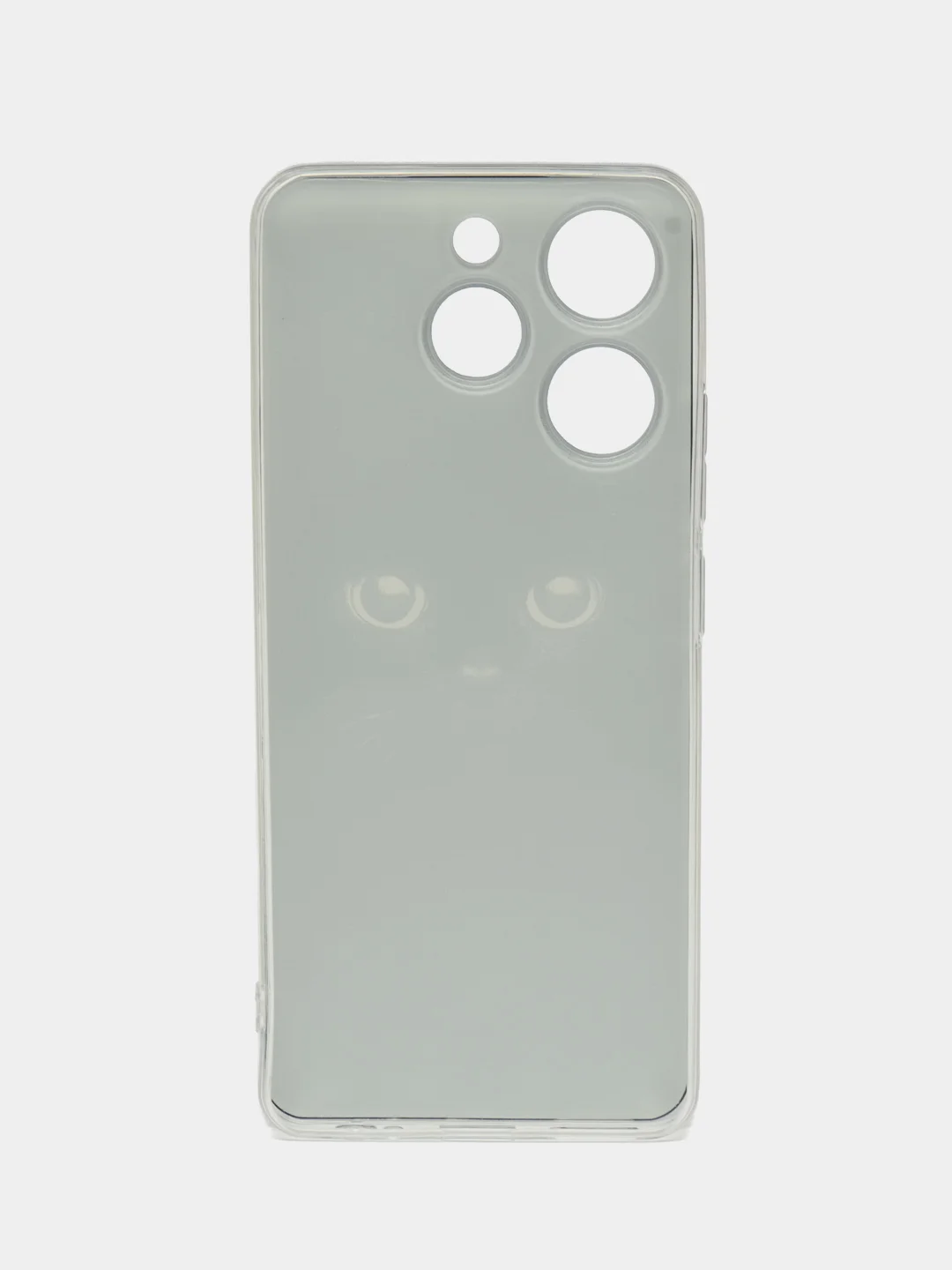 Шоколадный чехол на Tecno Spark 10 Pro (Текно Спарк 10 Про), прозрачный, с рисунком, защита камеры