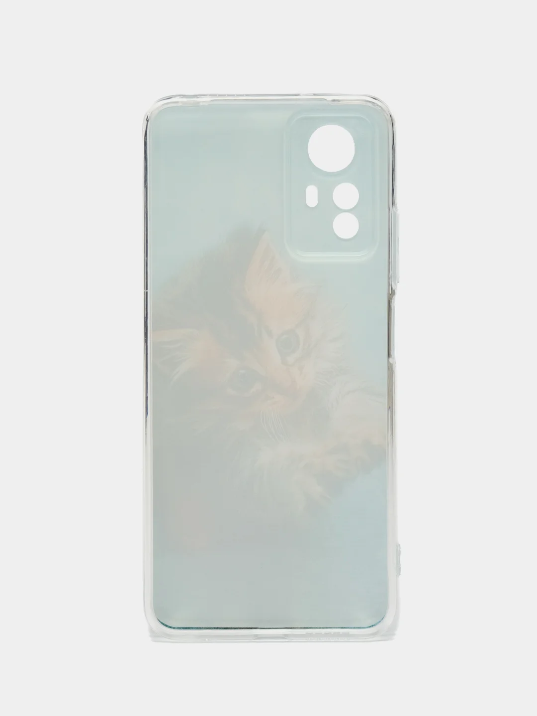 Светло-коричневый чехол прозрачный на Xiaomi Redmi Note 12S (Сяоми Редми Нот 12S), с рисунком, защита камеры