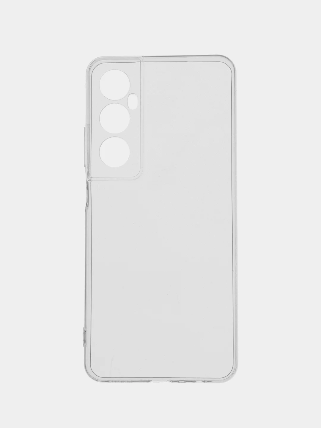 Прозрачный силиконовый чехол на Realme C65 / Реалми С65 прозрачный, с рисунком, защита камеры