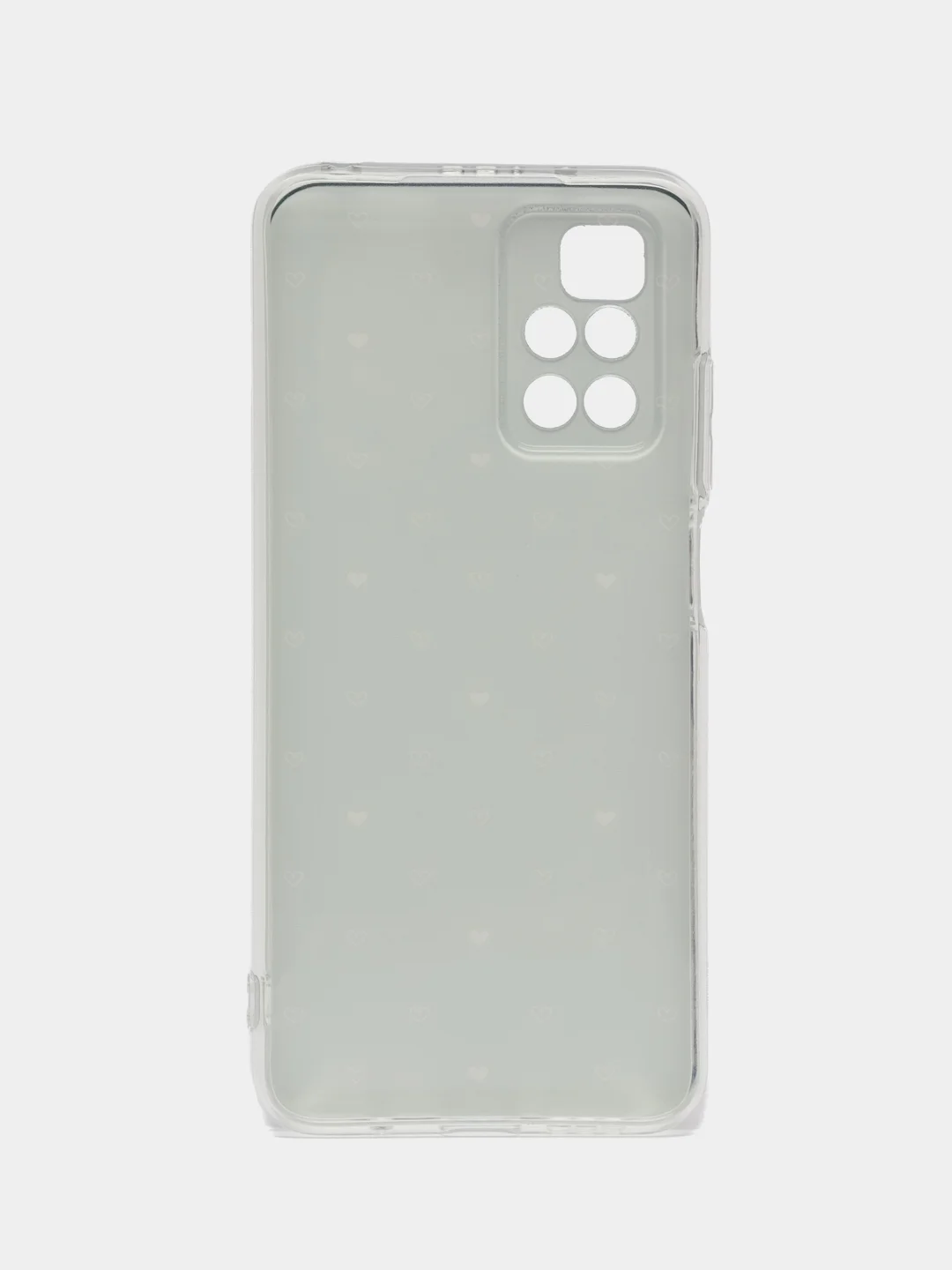 Черный чехол на Xiaomi Redmi 10 / Сяоми Редми 10 прозрачный, с рисунком, защита камеры