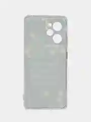 Серый чехол на Poco X5 Pro 5G / Сяоми Поко X5 Про 5G прозрачный, с рисунком, защита камеры