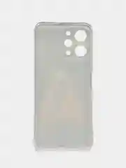 Коричневый силиконовый чехол на Xiaomi Redmi 12 / Редми 12 прозрачный, с рисунком, защита камеры