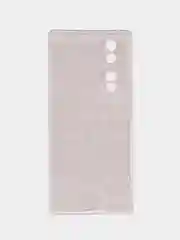 Пурпурный силиконовый чехол на Honor 70 / Хонор 70 прозрачный, с рисунком, защита камеры