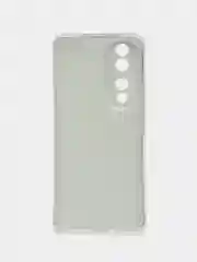Черный силиконовый чехол на Honor 90 / Хонор 90 прозрачный, с рисунком, защита камеры