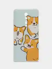 Светло-оранжевый чехол на Redmi K20/K20 Pro/Xiaomi Mi 9T/9T Pro / Редми К20 прозрачный, с рисунком
