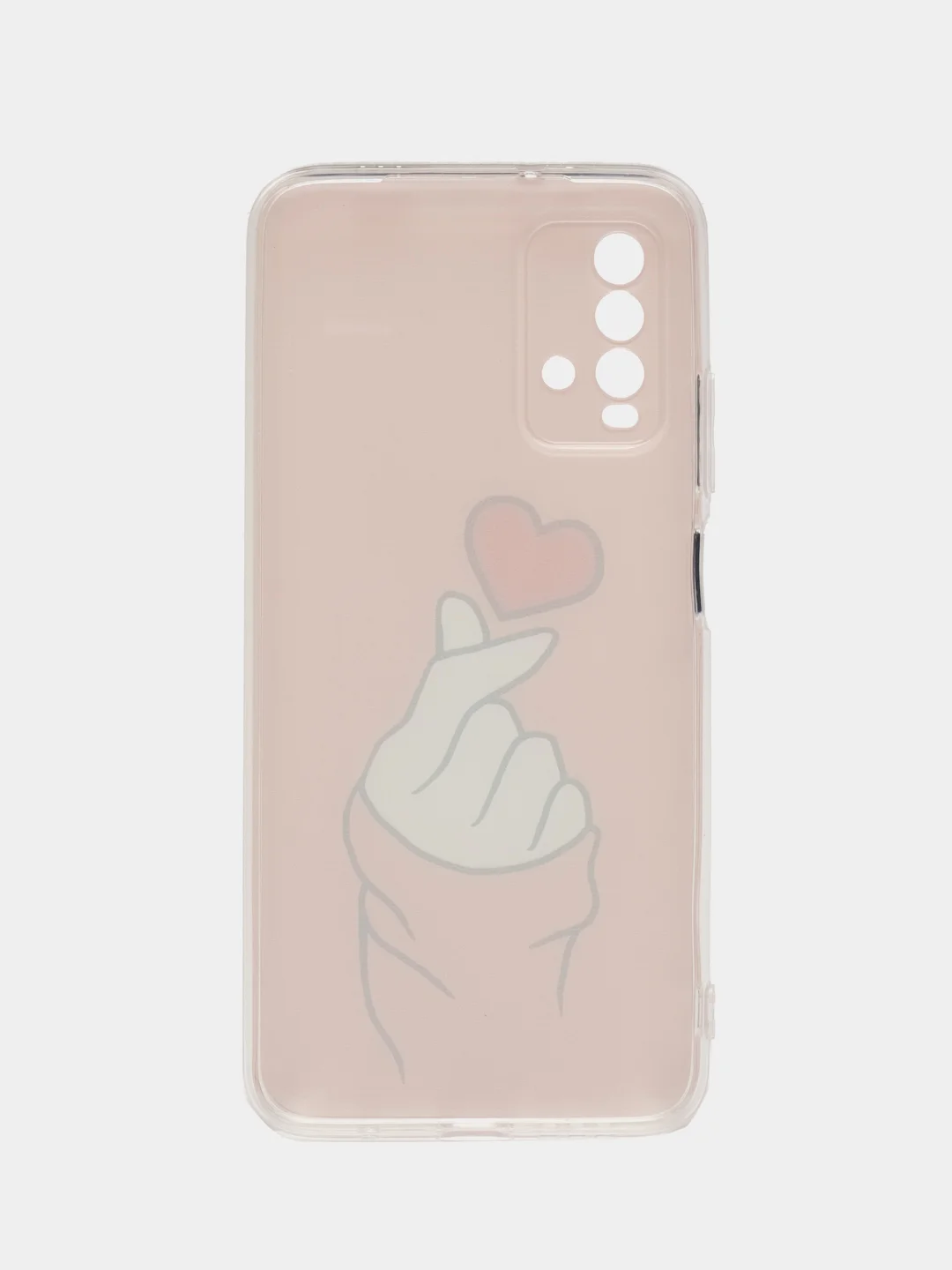 Коралловый силиконовый чехол на Xiaomi Redmi 9T / Редми 9Т прозрачный, с рисунком, защита камеры