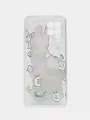 Конфетный чехол на Oppo Realme 8/8 Pro / Реалми 8/8 Про прозрачный, с рисунком, защита камеры