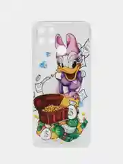 Конфетный чехол на Oppo Realme C21Y/C25Y / Реалми C21Y/C25Y прозрачный, с рисунком, защита камеры
