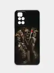 Оливковый чехол на Xiaomi Redmi 10 / Сяоми Редми 10 прозрачный, с рисунком, защита камеры