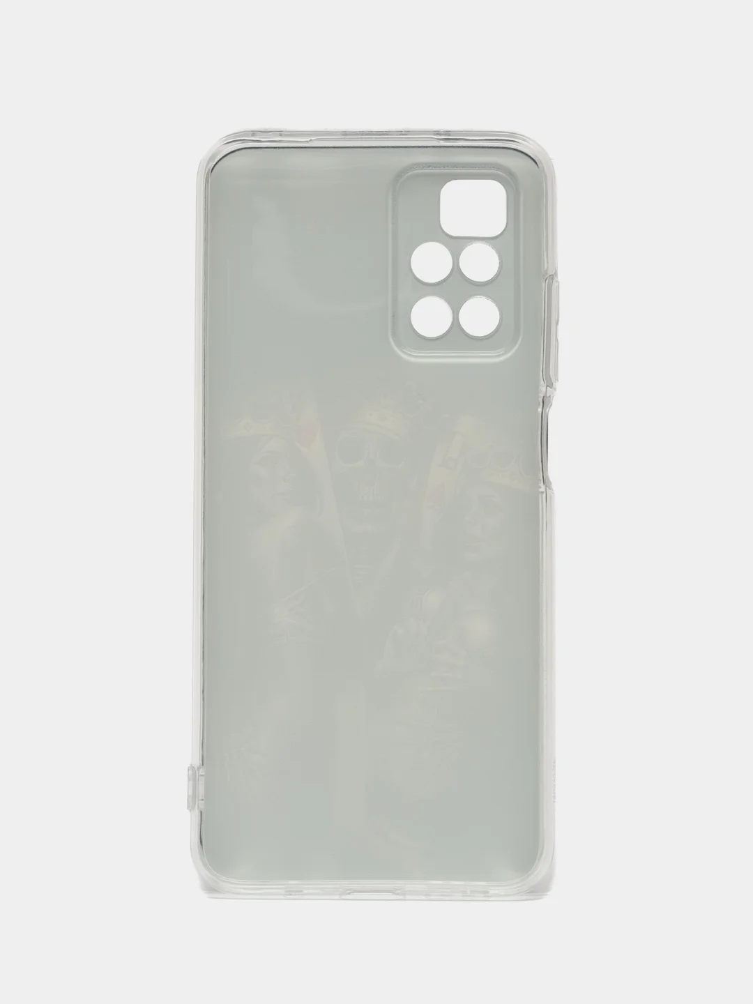 Оливковый чехол на Xiaomi Redmi 10 / Сяоми Редми 10 прозрачный, с рисунком, защита камеры