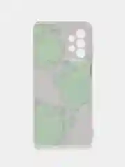 Лавандовый чехол на Samsung Galaxy A23 / Самсунг А23 прозрачный, с рисунком, защита камеры