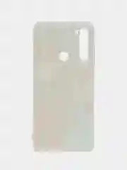 Светло-оранжевый чехол на Xiaomi Redmi Note 8T / Сяоми Редми Нот 8T прозрачный, с рисунком, защита камеры