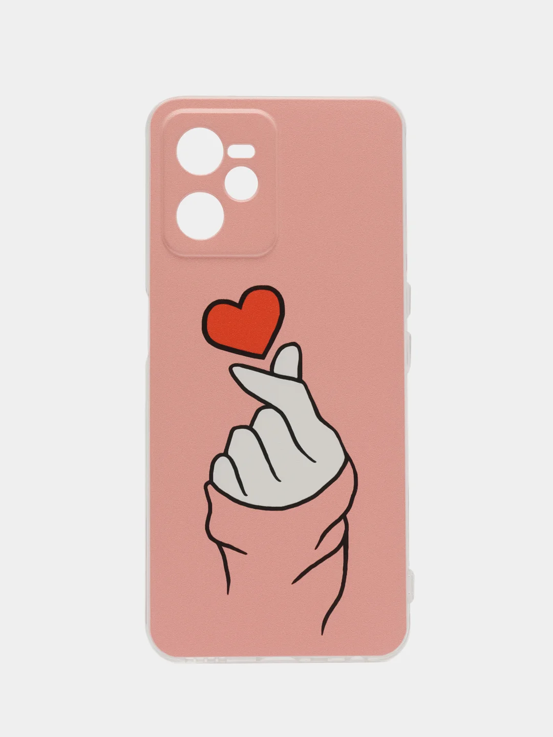 Коралловый силиконовый чехол на Realme C35 / Реалми С35 прозрачный, с рисунком, защита камеры