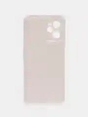 Пурпурный силиконовый чехол на Realme C35 / Реалми С35 прозрачный, с рисунком, защита камеры