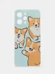 Светло-оранжевый силиконовый чехол на Xiaomi Redmi 12 / Редми 12 прозрачный, с рисунком, защита камеры