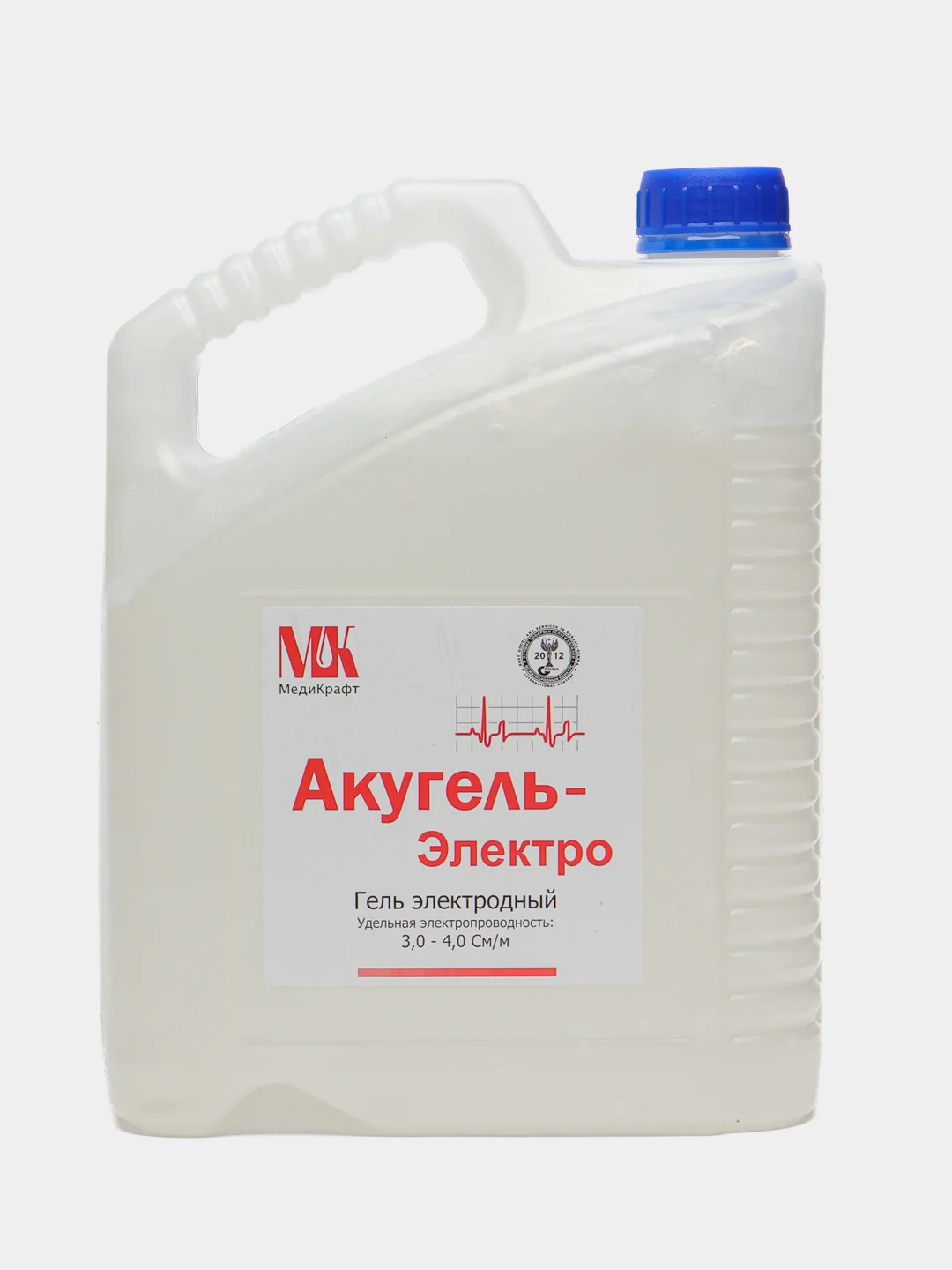 Гель для ЭКГ, ЭЭГ, РЭГ, ЭМГ Акугель Электро повышенная электропроводность 5 литров