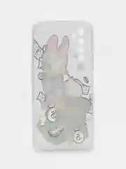Конфетный силиконовый чехол на Realme 6 Pro / Реалми 6 Про прозрачный, с рисунком, защита камеры